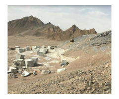 معدن سنگ مرمریت درحال بهره برداری